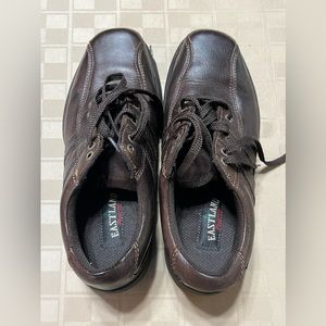 Eastland‎ Shoes Mens 8.5D Brown Lace Up Leather Casual Comfort 7637-56 EUC